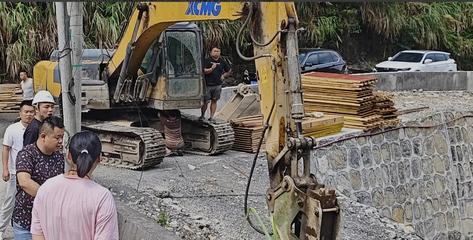古丈县公路建设养护中心正式启动Y005线危桥拆除重建工程