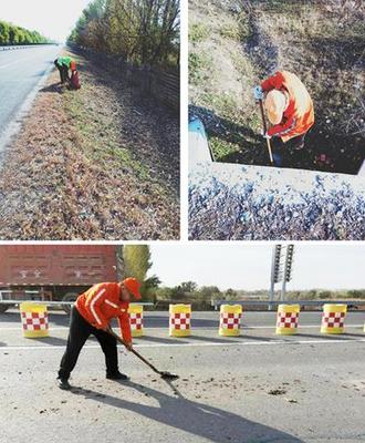塔城公路分局专项整治公路路域环境