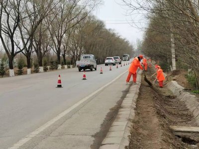 崇信公路段多措公举打好春季养护“组合拳”