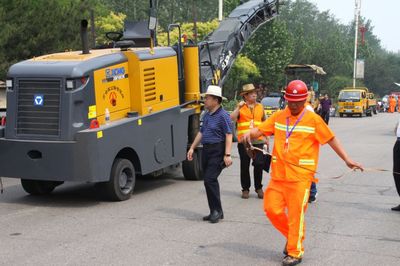 河北省普通干线公路养护技能竞赛决赛在唐山举行,徐工道路多辆铣刨机现场助力
